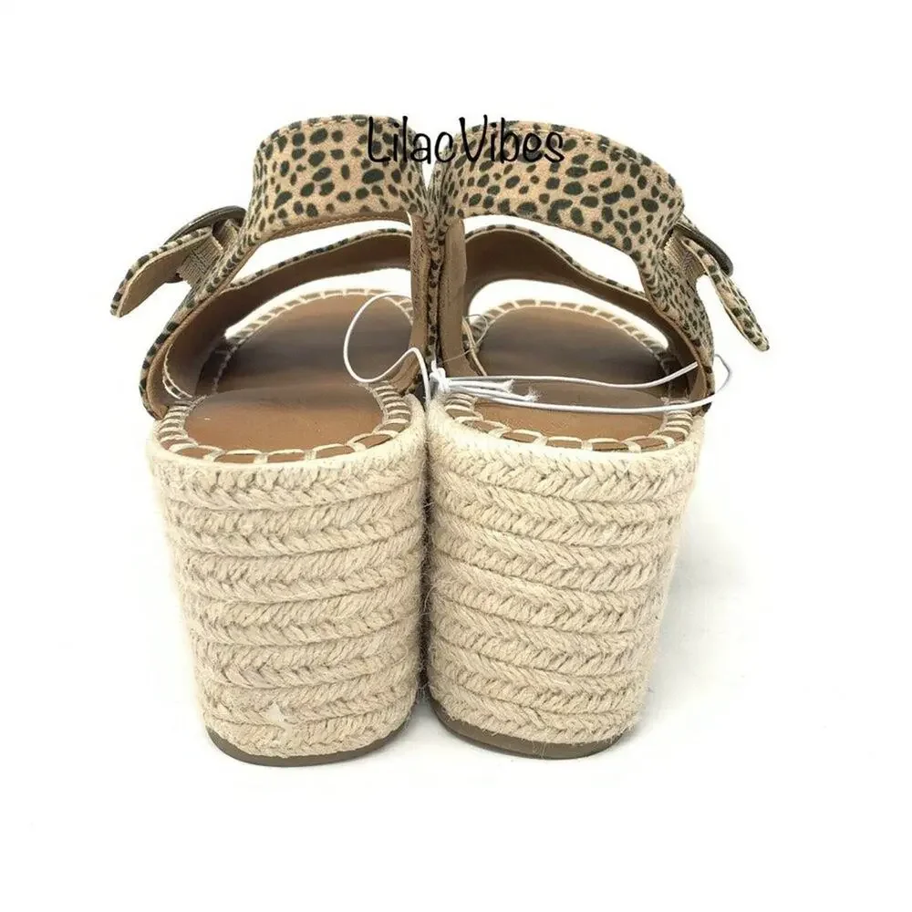 Universal Thread Morgan Leopard Print Espadrille Size‎ 9.5